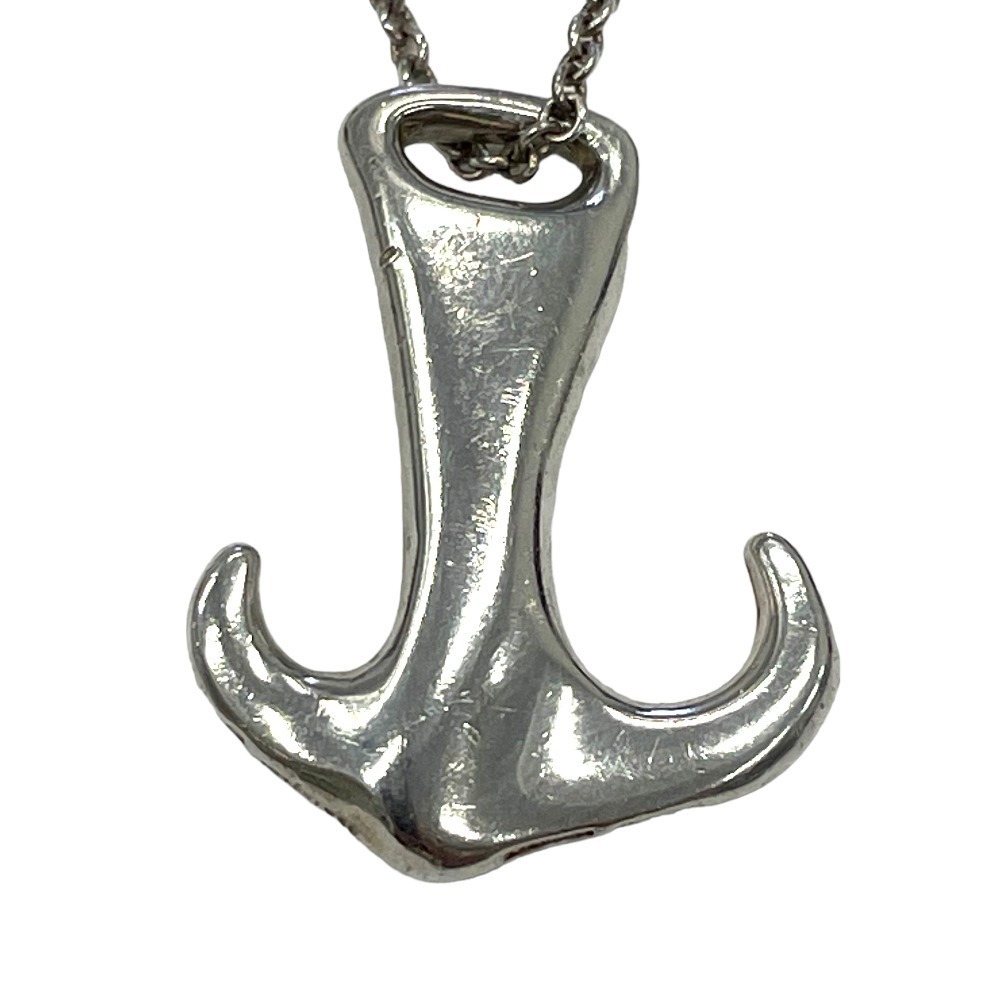 TIFFANY Co Anchor Necklace Choker Pendant Sterling Silver some